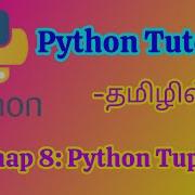 Python Tuple Tutorial In Tamil