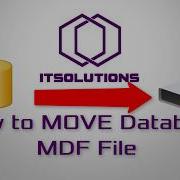 How To Move SQL Server Database MDF LDF Files To New Location Change Database Location