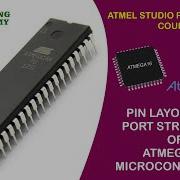 Структура портов и расположение выводов ATMEGA16 Курс программирования Atmel Studio Atmega16