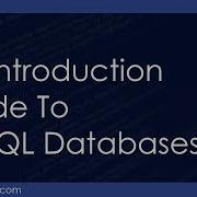 An Introduction To NoSQL Databases