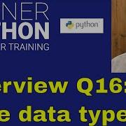 Python Interview Question 16 What Are Python S Basic Data Structures