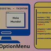 TKINTER PYTHON CAP 8 OPTION MENU