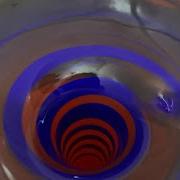 Experiment Whirlpool Hole Yellow Red Blue One One Colour ASMR Relaxing Vortex
