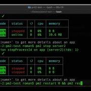EXpress JavaScript Менеджер процессов PM2