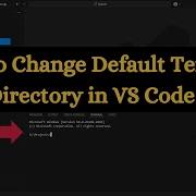 How To Change Default Terminal Directory In VS Code