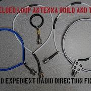 Ham Radio VHF Shielded Loop Antenna Build From Old Coax Cable For Radio Direction Finding
