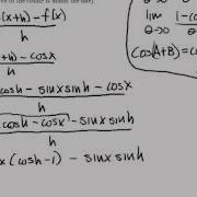Derivative Of Cosine
