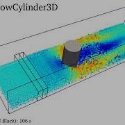 DualSPHysics Example CaseRZ FlowCylinder3D