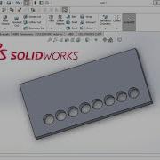 SolidWorks Tutorial How To Use Linear Pattern Tool 3D L For Beginners