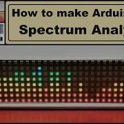 Arduino FFT Audio Spectrum Analyzer On 8x32 Color Matrix WS2812B