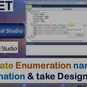 P37 Windows Application To Create Enumeration Named Designation And Take 5 Designations VB Net