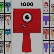 Numberblocks Sprunki Evolution Show 1 1000 Sprunki OC Numberblocks One One Thousand Animation