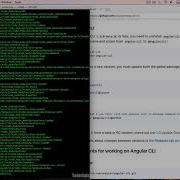 How To Update Angular CLI