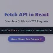 Fetch API In React Mastering Data Fetching For Beginners