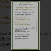 Serialization In Java Java Javainterviewquestionsandanswers Shorts