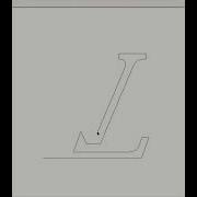 LOUIS VUITTON Logo By Using Python