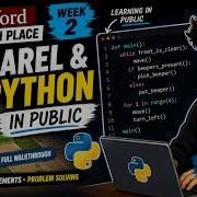 Code In Place Week 2 Learning Python Karel Programming In Public StanfordCIP