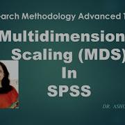 Multidimensional Scaling MDS Spss Perceptual Mapping Example