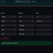 Expense Management System Streamlit Frontend Application FastAPI Backend Server