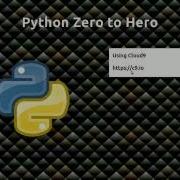 Python For Beginnerss Zero To Hero Using Cloud9