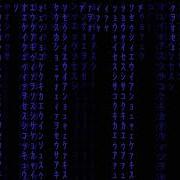 Blue Matrix Raincode Full HD 60 FPS