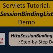 Servlets Tutorial HttpSessionBindingListener Demo Servlets