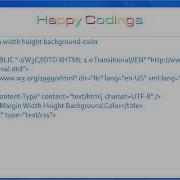 HTML Input Padding Margin Width Height Background Color