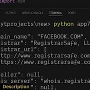 Python 3 Python Whois Library To Get WHOIS Info Of Domain Name In Terminal