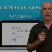 Conditionals In MATLAB Lecture 9 Numerical Methods For Engineers