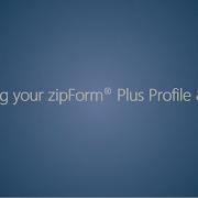 Establishing Profile Settings In ZipForm Plus