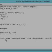 Create Multiple Organizatoin Units By Scripting PowerShell Cmdlet New ADOrganizationalUnit With CSV