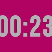 23 Second Countdown Timer No Music With Alarm Clock At The End