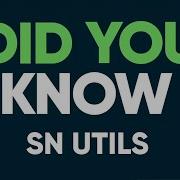 SN Utils With Arnoud Kooi Did You Know