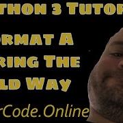 How To Format A String The Old Way In Python 3