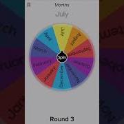 If It Land On Your Birthday Month You Are Out Round 3 Spinthewheel