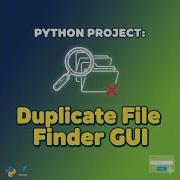 Duplicate File Finder Python Demo