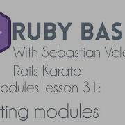 Ruby Modules Creating Modules