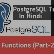 PostgreSQL Tutorial In Hindi String Functions Part 29