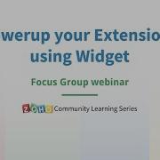 Widgets 101 A Focus Group Webinar Series Part 1 Widget For Zoho CRM