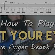 How To Play Dot Your Eyes By Five Finger Death Punch Full Song Tutorial With TAB