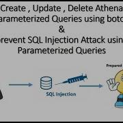Create Update Delete Athena Parameterized Queries Using Boto3 Prevent SQL Injection Attack