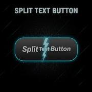 Split Text Button Creative CSS Hover Effect Modern UI Animation