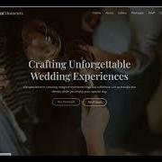 Wedding Event Planner Website Template Responsive HTML CSS JS Design Demo