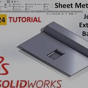 SolidWorks Tutorial N 24 Sheet Metal Jog Feature