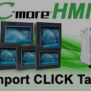 C More HMI Setup Import CLICK PLC Tags At AutomationDirect