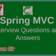 Spring Mvc Interview Question And Answer