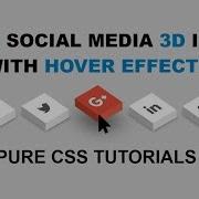 Pure CSS Isometric 3D Social Media Icon With Hover Effects DevCoder