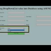 How To Insert Dropdownlist Value In Database In Asp Net Using Vb Code