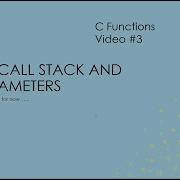 The Call Stack And Passing Parameters By Value CLion Version C Functions 3