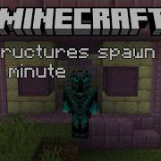 Minecraft но постройки появляются каждую минуту